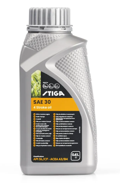 Stiga SAE 30, 4 STROKE OIL, 0.6 L