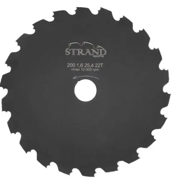 Strand raivaussahanter&auml; 225/25.4mm