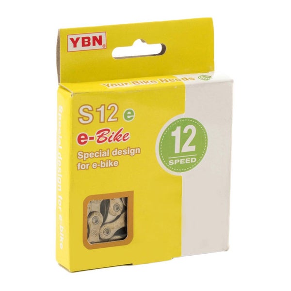 YBN S12E-S2 s&auml;hk&ouml;py&ouml;r&auml;n ketju 12-vaihteinen