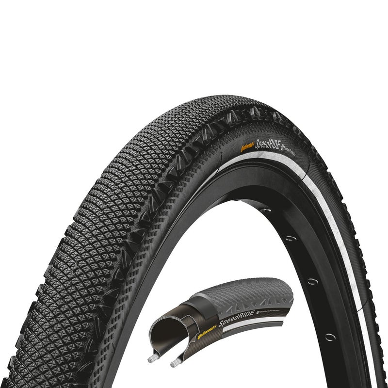 Ulkorengas 28" CONTINENTAL Speed Ride Reflex 42-622, musta