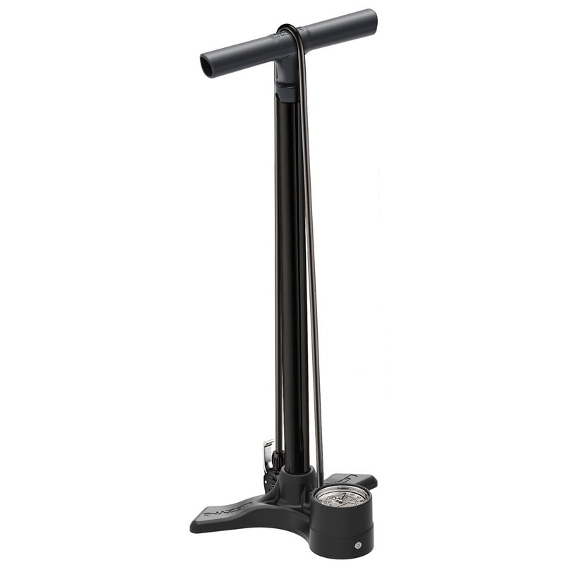 Jalkapumppu LEZYNE, Macro Floor Drive Dual Head, matta musta, HP