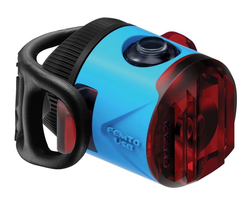 Ladattava led-takavalo LEZYNE Femto USB Drive, takavalo, sininen