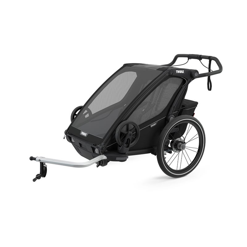 Lastenkuljetusper&auml;k&auml;rry THULE Chariot Sport 2, Midnight black, musta