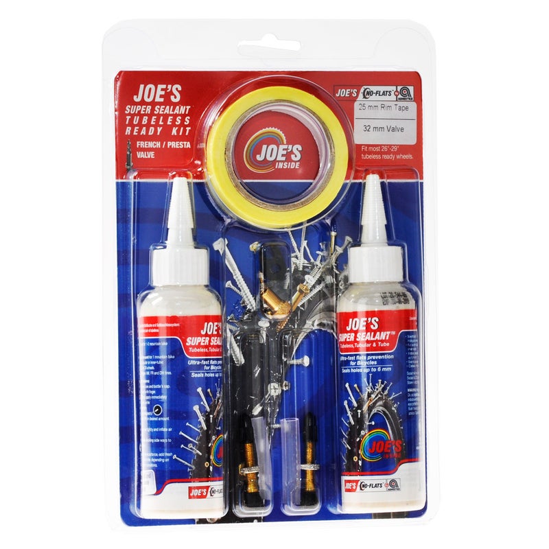 Tubeless Ready tiivistyssarja JOE&acute;S Super, Presta, 25mm vanteille