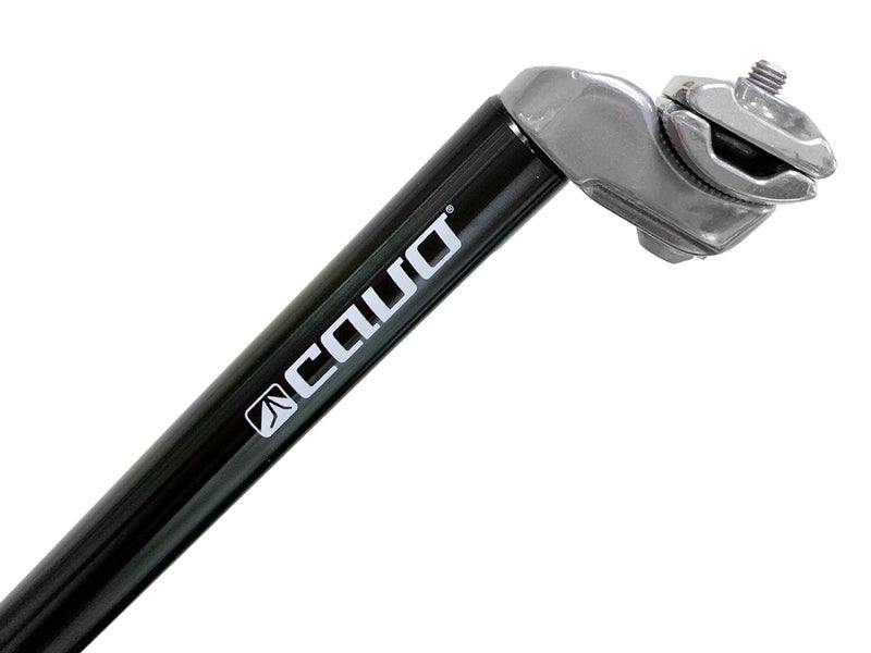 Istuinkannatin CAVO MTB, 31,6x400, kisko, alumiini, musta/hopea