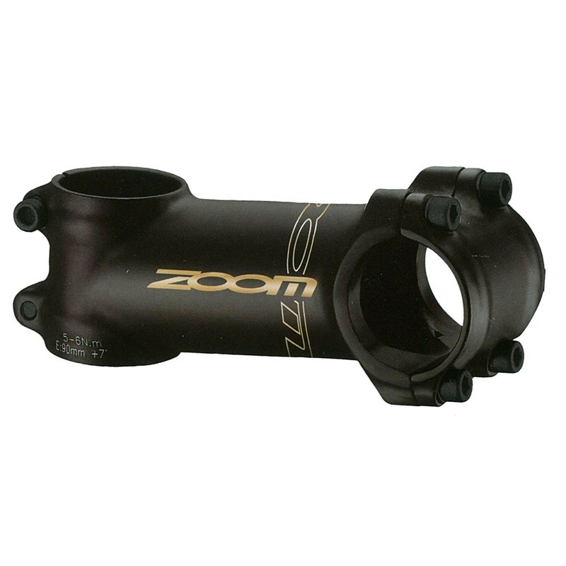 Ohjainkannatin Zoom, 100mm/31,8, 7ast. nousu, alumiini musta