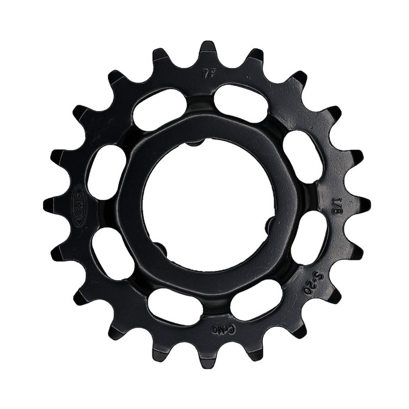 Ketjuratas KMC, E-bike Shimano 20h, taka musta, 1/8"