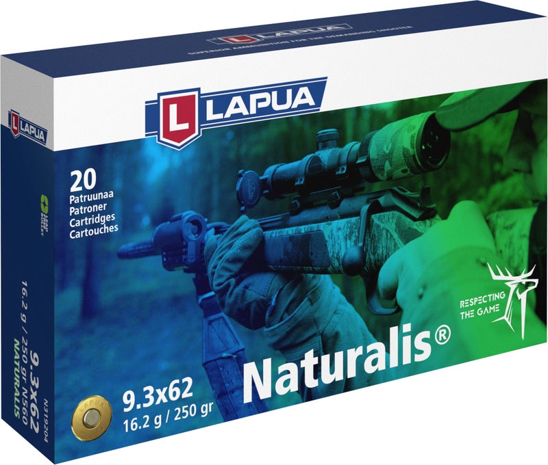 Lapua Naturalis 9,3X62 16,2G 20kpl