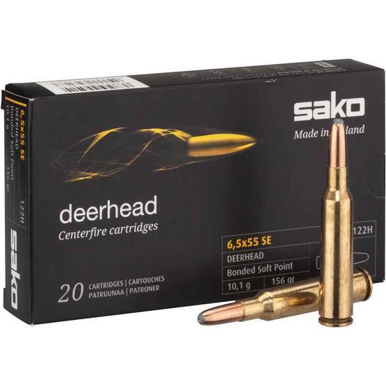 Sako 6.5X55Se Deerhead 10,1Gr 20Kpl