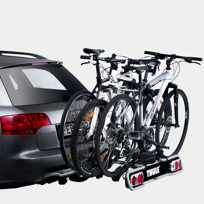 Polkupy&ouml;r&auml;n kuljetusteline THULE Euroride 3, 13-pin, 3:lle py&ouml;r&auml;lle per&auml;koukkuun