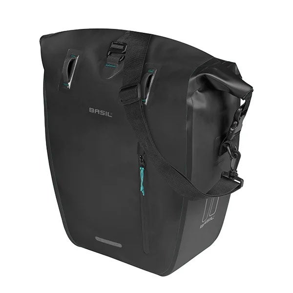 Sivulaukku BASIL Rivo MIK koukut musta