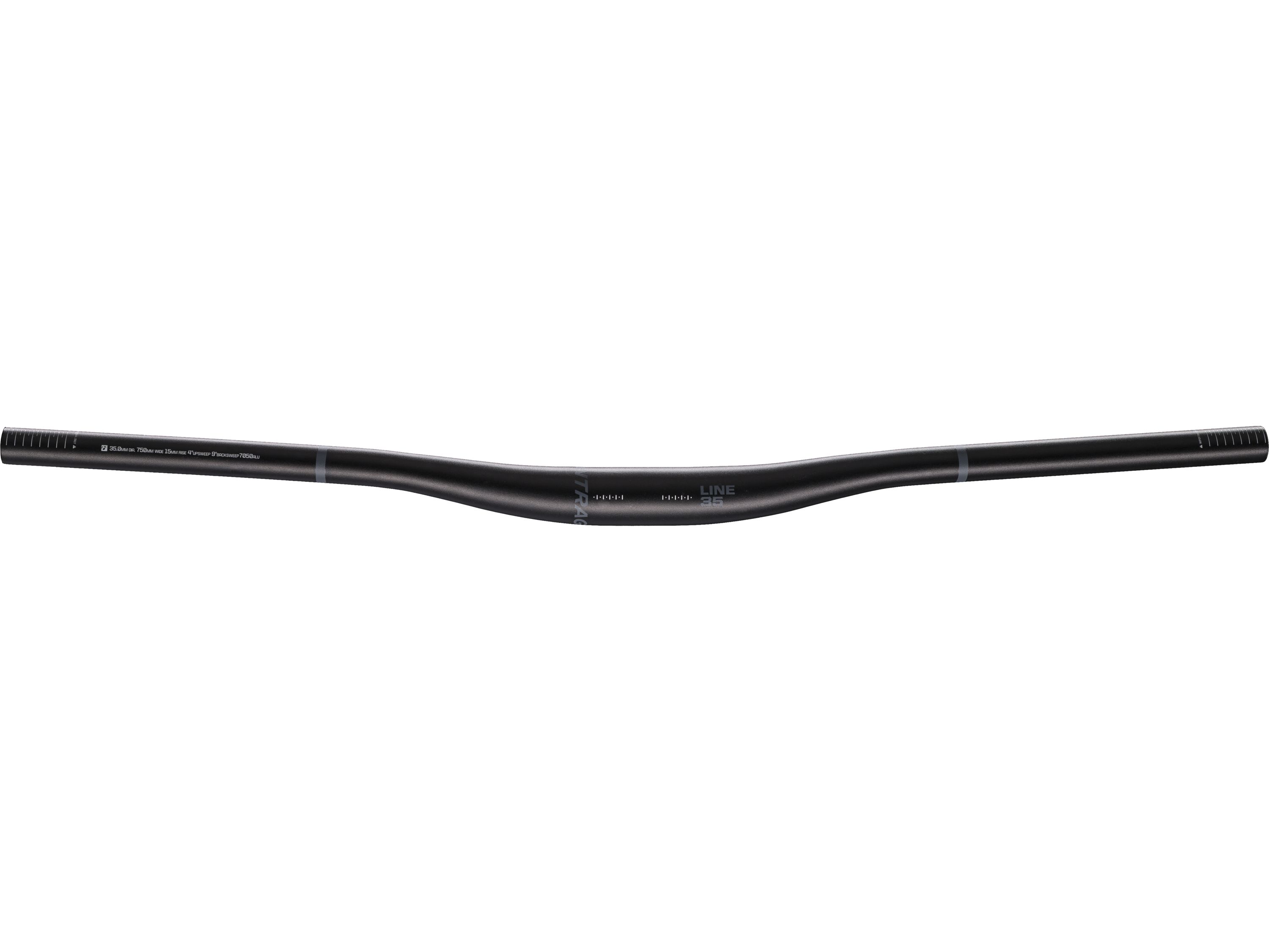 Bontrager Line 35 MTB Handlebar - Väri: Black | Koko: 750mm x 15mm