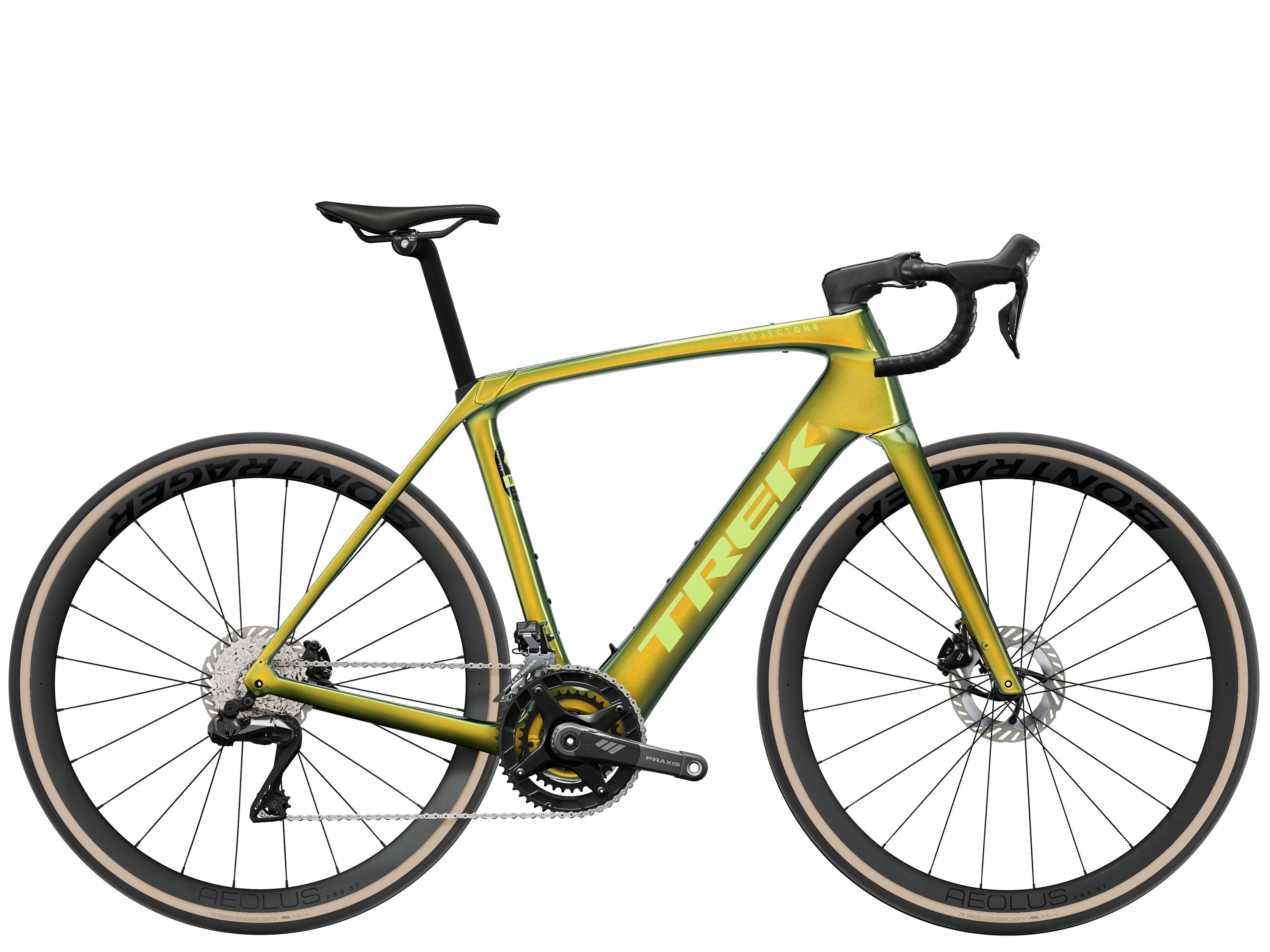 Trek Domane+ SLR 7 sähkömaantiepyörä - Väri: Gecko Phaze | Koko: 52 | Akkukoko: 360Wh
